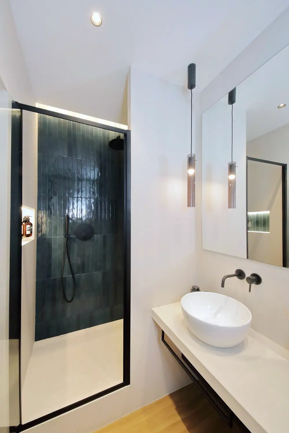 Bagno privato con doccia walk-in